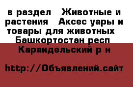  в раздел : Животные и растения » Аксесcуары и товары для животных . Башкортостан респ.,Караидельский р-н